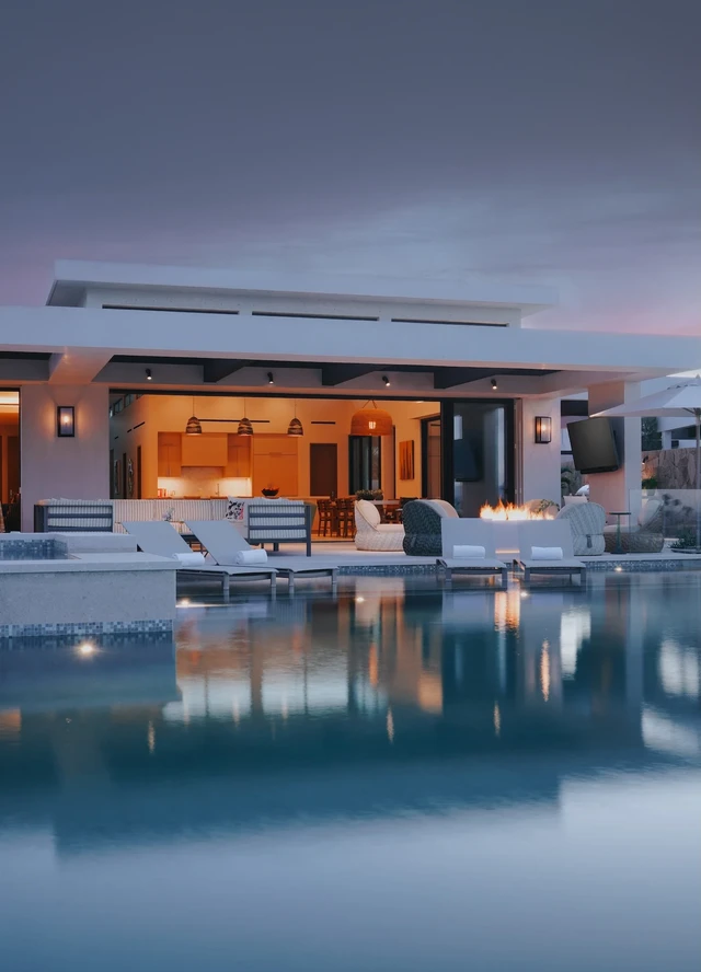 Tate Interiors Montana Interior Design Cabo Infinity Pool