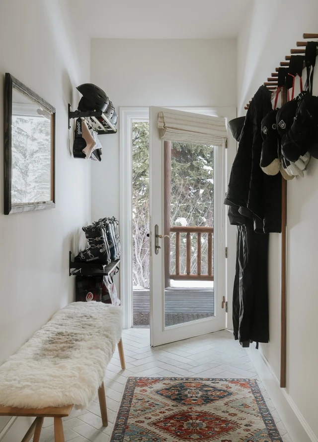 Tate Interiors Montana Interior Design Moose Crossing Ski Mudroom Gear Storage
